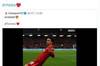 小股东您来了！詹姆斯发推庆祝利物浦赢球：YNWA❤️