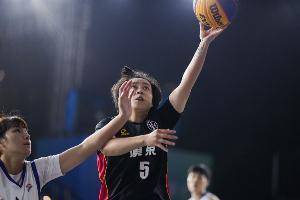 全运会三人女篮 广东队20-12击败辽宁队获得铜牌
