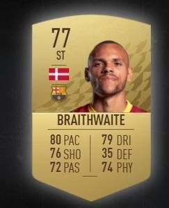 布莱斯维特吐槽FIFA22评分：这是我拄拐期间的能力值么？
