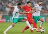 记者陈华:国足综合实力还是在小组第四、五位,定位就是争第三