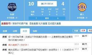 漏洞连出!湖人开场3分钟被打出10-4请求暂停