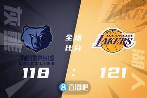 ?安东尼28分 詹姆斯19+6+6 莫兰特40+10 湖人胜灰熊迎首胜