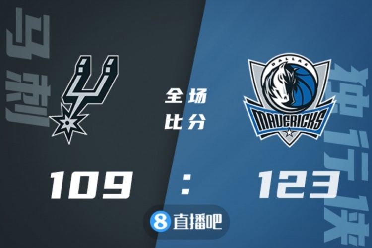 ?东契奇32+15+12 波尔津吉斯32+7 独行侠客场轻取马刺