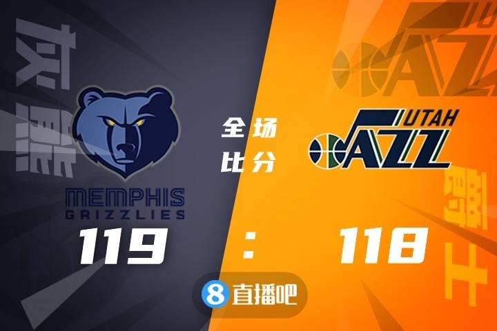 ?莫兰特32+7 小贾伦三分准绝杀 博扬24分 灰熊终结爵士3连胜