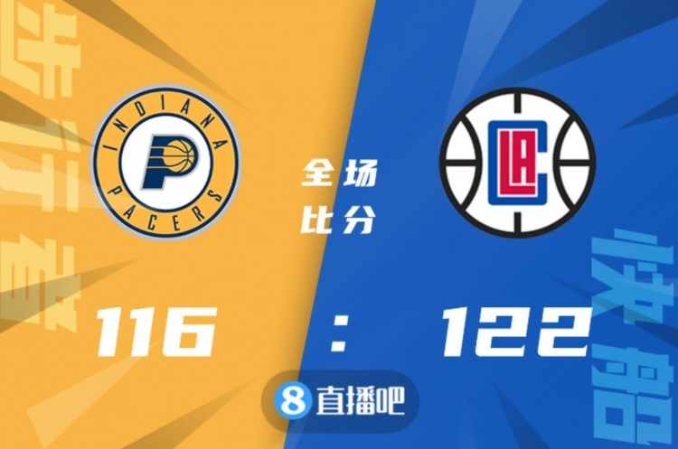 ?小萨缺阵 杰克逊26+10 科菲27分 步行者主场力克快船