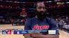 登哥还真可爱!哈登赛后采访跟着球迷一起给大帝喊MVP