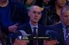 ?&zwj;?NBA总裁萧华现场观战灰熊VS森林狼G5