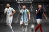 FIFA年度最佳球员三人候选：梅西、本泽马、姆巴佩