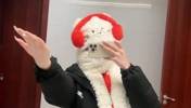 2025山东泰山蛇年开门红!美女球迷小球现场助威泰山队