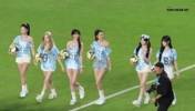什么水平？K联赛全明星赛前女团前来助兴?
