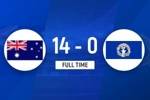 太残暴了!U22国足同组:澳大利亚14-0狂胜北马里亚纳,狂轰49脚
