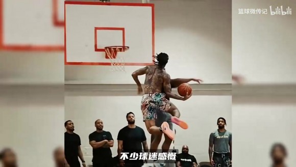 NBA腰王满血回归!莫兰特头部平筐炸裂暴扣,空中闪躲一挑二